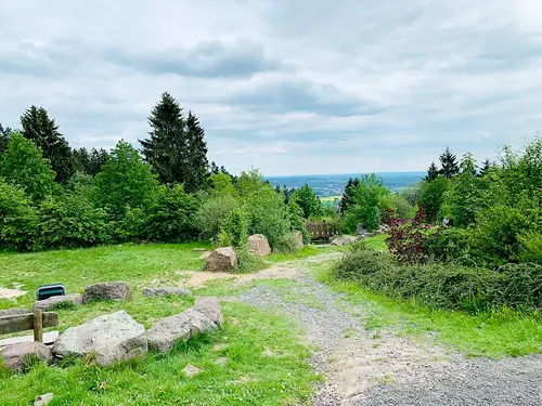 Blick von Waffenrod Richtung Coburg