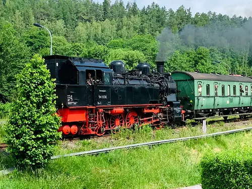 Dampfbahn im Thüringer Wald