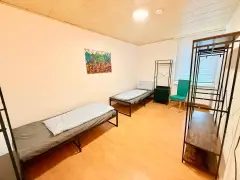 Apartment 4 am Boxberg – Zweites Schlafzimmer mit Einzelbetten