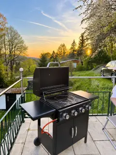 Waldnest am Lautenberg – Grill auf der Terrasse
